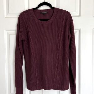 Banana Republic plum colored sweater.